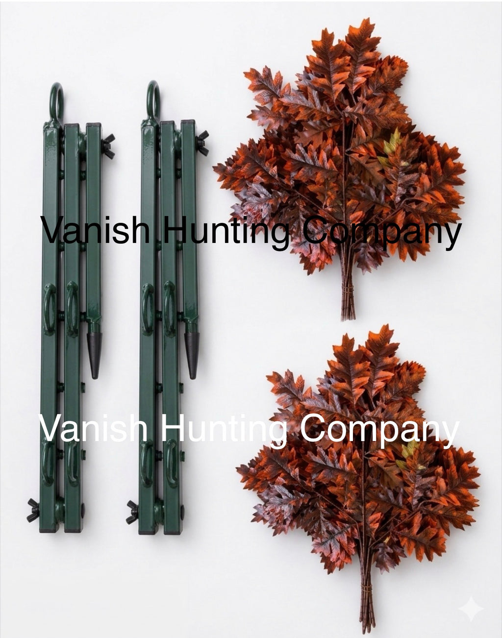 2 Tree Ninjas - 2 Sets of (12) Red/Brown Oak Branches(**WILL SHIP OUT BY 8/28**)