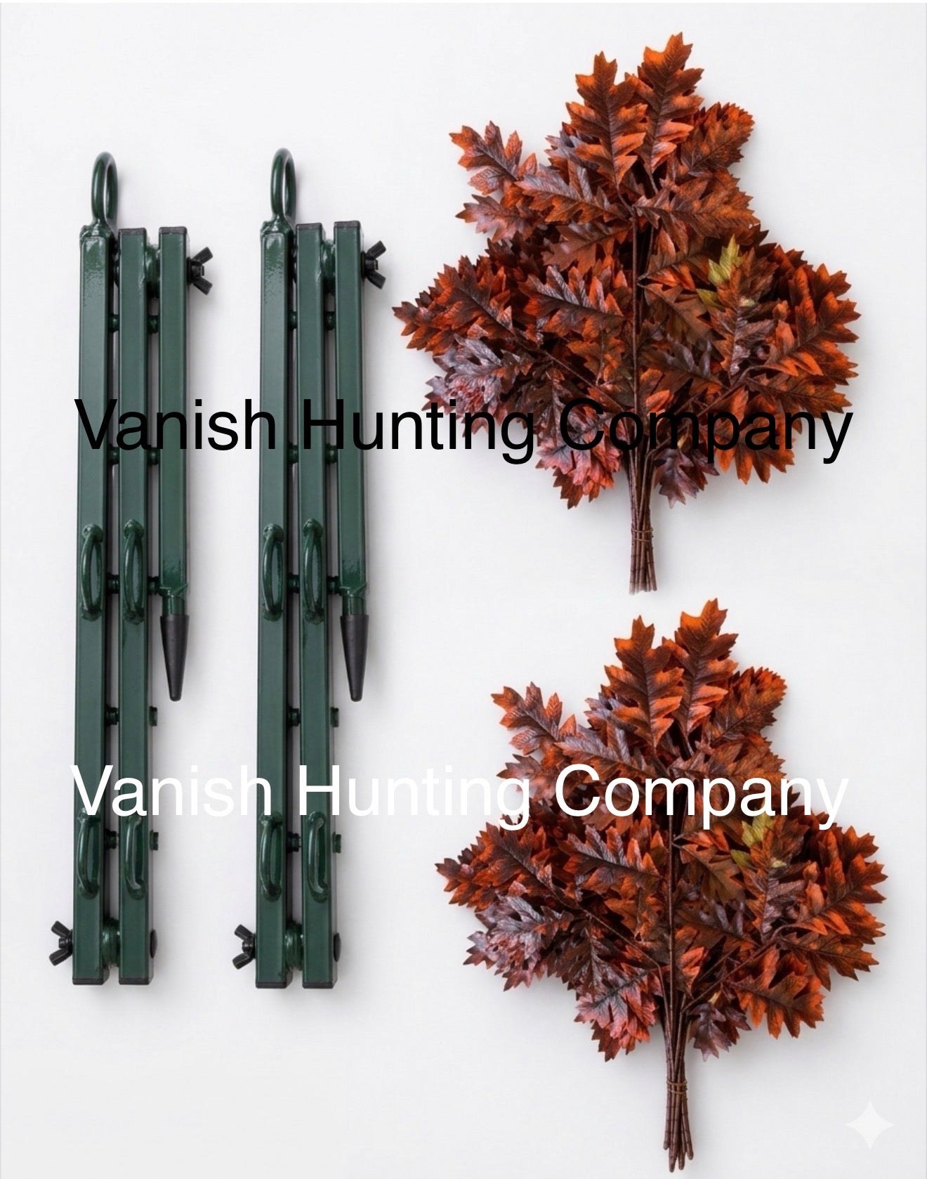 2 Tree Ninjas - 2 Sets of (12) Red/Brown Oak Branches(**WILL SHIP OUT BY 8/28**)