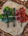 1 Tree Ninja W/ Set Of (12)Green and (12)Red/Brown Oak Branch Sets