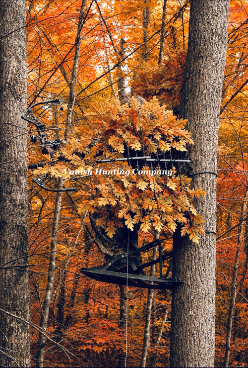 1 Tree Ninja W/ Set Of (12)Red/Brown Oak Branches(**WILL SHIP OUT BY 8/28**)