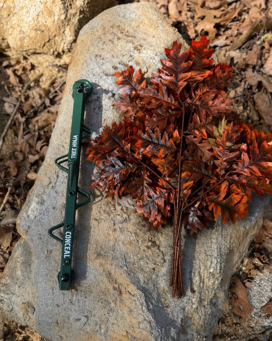 2 Tree Ninjas - 2 Sets of (12) Red/Brown Oak Branches