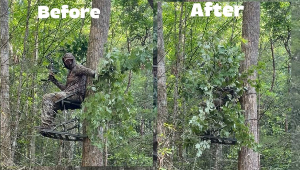 1 Tree Ninja- Natural Branch-Hunting Blind-(Faux Branches Not Included)
