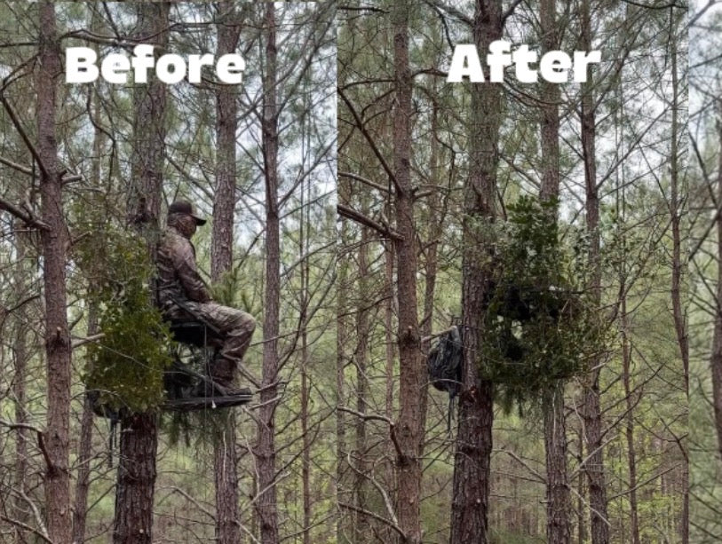 1 Tree Ninja- Natural Branch-Hunting Blind-(Faux Branches Not Included)